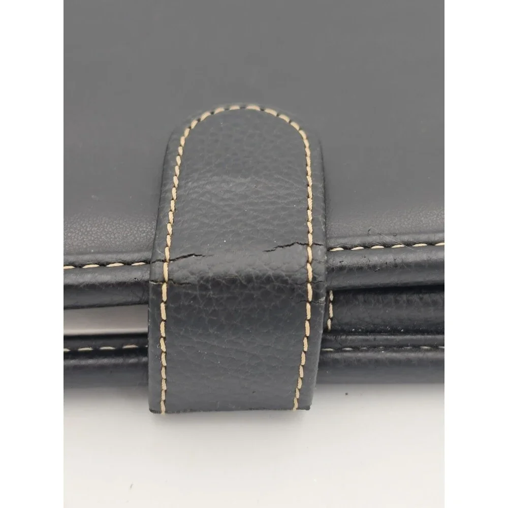 FranklinCovey Classic Size Black Portfolio Padfolio Organizer Notepad Holder